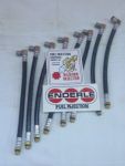 Hoses - 90 degree Hilborn . Rons, Crower, Kinsler   Hoses 6" to 33"